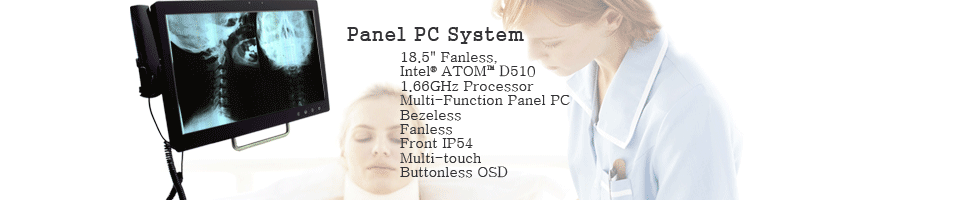 18.5" Fanless Multi Function Panel PC System